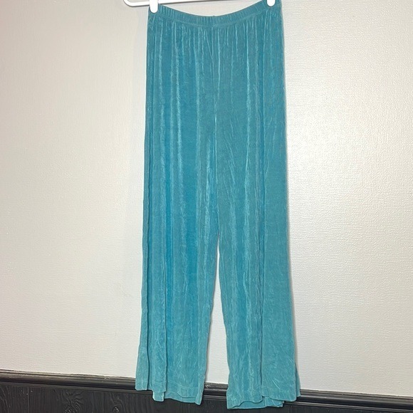 unknown Pants - Casual Comfortable Blue Pull on Pants, Stretchy Waistband, Womens Size XS